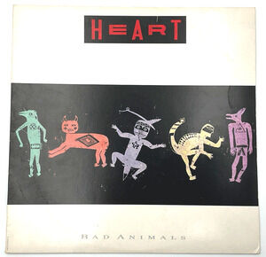 Heart Bad Animals Vinyl LP Capitol R-153552 Original 1987 Record Album & Sleeve
